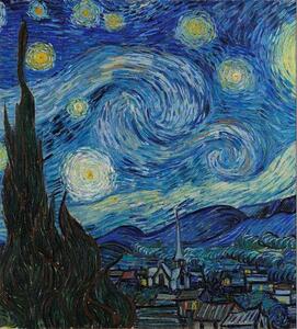 Vliesové fototapety, rozmer 225 cm x 250 cm, hviezdna noc - Vincent Van Gogh, DIMEX MS-3-0250