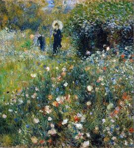 Vliesové fototapety, rozmer 225 cm x 250 cm, Ženy v záhrade - Pierre Auguste Renoir, DIMEX MS-3-0256