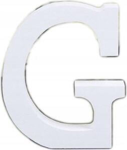 Drevené písmeno "G", 16 cm, 1 ks