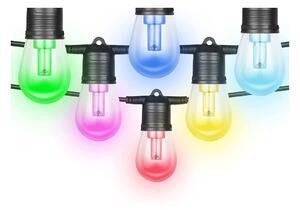 Immax NEO 07900L -LED RGB+CCT Stm. reťaz 15xLED/1W/230V 15m Wi-Fi Tuya IP65+DO
