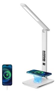 Brilagi- LED Stmievateľná lampa s bezdrôtovým nabíjaním REGINA LED/8,5W/230V biela