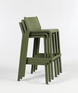 Stima Plastová barová stolička TRILL STOOL Odtieň: Grigio - Sivá