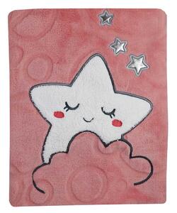 Detská deka Koala Sleeping Star pink
