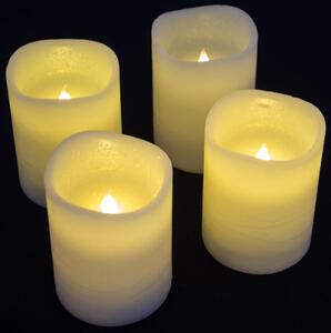 Nexos 33487 Dekoratívna LED sada - 4 adventné sviečky - biela