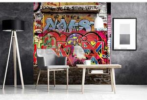 Vliesové fototapety, rozmer 225 cm x 250 cm, graffiti ulica, DIMEX MS-3-0321
