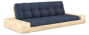 Tmavomodrá rozkladacia pohovka 244 cm Base – Karup Design