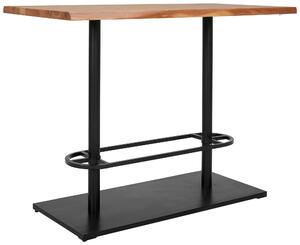 BAROVÝ STÔL, akácia, čierna, farba akácie, 140/75/105 cm Linea Natura - Online Only jedálne, Online Only