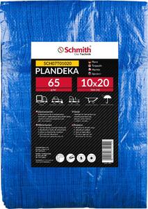 Plachta z tkaniny, 10x20 metrov, 65 g/m², vodotesná, odolná proti trhlinám, stavebná plachta, ochranná plachta, záhradná plachta s okami. Schmith