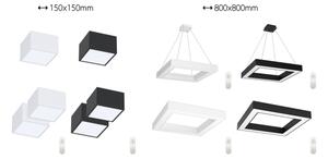 Immax NEO 07074-60-LED Stmievateľné stropné svietidlo CANTO 34W/230V čierna Tuya+DO