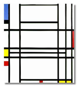 Obraz Mondrian - Kompozícia č.10