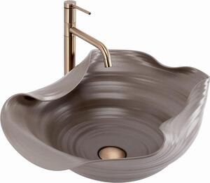 Umyvadlo Na Dosku REA Hm-66Tb Beige 50X38X19Cm