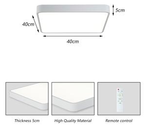 Brilagi - LED Stmievateľné svietidlo POOL SQUARE LED/36W/230V 3000-6000K 40x40 cm biela+DO