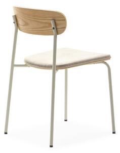 Jedálenské stoličky v súprave 2 ks v béžovo-prírodnej farbe Adriana – Marckeric