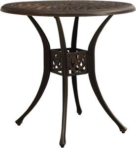 Maison Exclusive – Záhradný stôl Bronzen 78 x 78 x 72 cm z liateho hliníka
