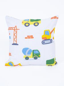 Bavlnená obliečka na vankúš Renforcé 40 × 40 cm - Autá