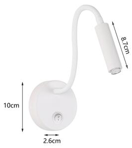 Brilagi - LED Stmievateľná flexibilná nástenná lampa MAYA 1xG9/4W/230V biela