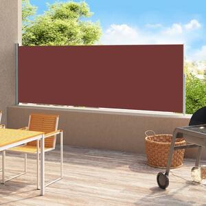 Maison Exclusive – bočná markíza s výsuvom 180 x 500 cm, hnedá