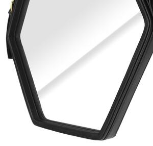 HOMEDE Nástenné zrkadlo Ebi II čierne