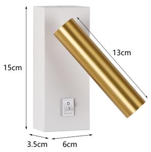 Brilagi - LED Nástenné bodové svietidlo MAYA LED/3W/230V 4000K biela/zlatá