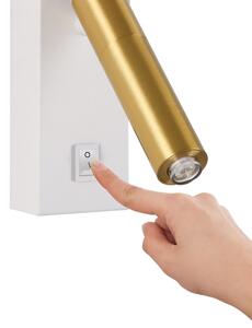 Brilagi - LED Stmievateľné bodové svietidlo MAYA 1xG9/4W/230V biela/zlatá