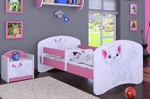 Detská posteľ bez šuplíku 180x90cm MAČIČKA