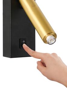 Brilagi - LED Nástenné bodové svietidlo MAYA 1xG9/4W/230V čierna/zlatá