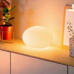 Inteligentní stolová LED lampa Philips Hue Flourish, biela, RGBW,, Biela / opálová, Obývacia izba / jedáleň, Sklo, Moderný, Guľa