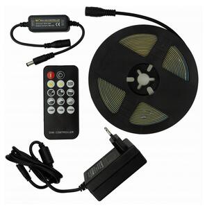 ECOLIGHT COB LED pásik 35W - 24V - 320 - 5M - 6000k - studená farba + diaľkový ovládač