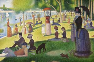 Umelecká tlač A Sunday on La Grande Jatte (Traditional Vintage Landscape) - Georges Seurat, (40 x 26.7 cm)