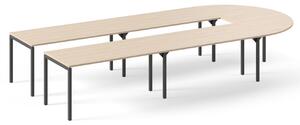 NARBUTAS - Rokovací stôl NOVA v tvare U 420x200 cm