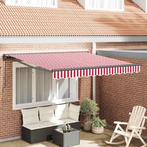 Maison Exclusive – Rám markízy, červený a biely, 300 x 250 cm