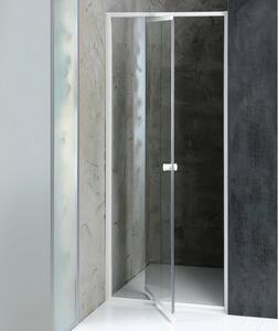 Otočné sprchové dvere AMICO 740-820x1850 mm, číre sklo