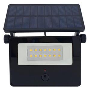 LED solárny vonkajší reflektor so senzorom LED/2W/3,7V 4200K IP44
