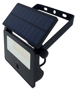 LED solárny vonkajší reflektor so senzorom LED/5W/3,7V 4200K IP44