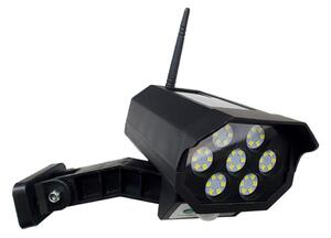 LED solárna maketa bezpečnostnej kamery so senzorom LED/3,7V IP44 čierna + DO