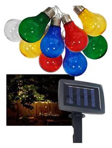LED Solárna vonkajšia reťaz 10xLED/1,2V 300 mAh 2,2 m IP44 multicolor