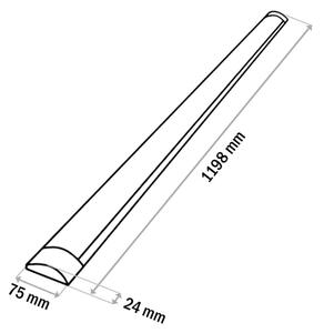 LED Podlinkové svietidlo QTEC LED/36W/230V 120 cm biela