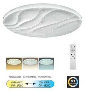 LED Stmievateľné stropné svietidlo LIKA LED/60W/230V 2700-6500K + diaľkové ovládanie