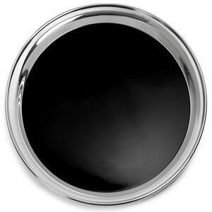 Bar@drinkstuff Nerezová tácka s čiernym plastom 40 cm / 16inch DS38046