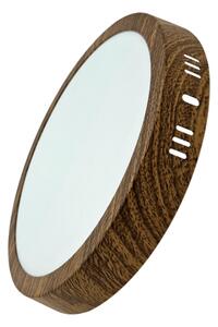 LED Stropné svietidlo RING LED/18W/230V 4200K pr. 21 cm hnedá