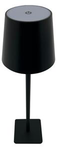 LED stmievateľná dotyková stolná lampa LED/5W/5V USB 1200 mAh čierna