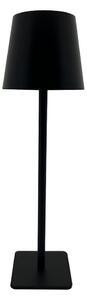 LED stmievateľná dotyková stolná lampa LED/5W/5V USB 1200 mAh čierna
