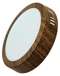 LED Stropné svietidlo RING LED/12W/230V 4200K pr. 16 cm hnedá
