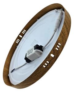 LED Stropné svietidlo RING LED/24W/230V 4200K pr. 28,5 cm hnedá