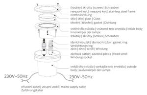 LED Vonkajšie nájazdové svietidlo ROAD LED/0,5W/230V IP67 3000K