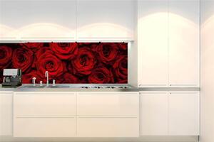 Samolepiace tapety za kuchynskú linku, rozmer 260 cm x 60 cm, kvety ruží, DIMEX KI-260-132