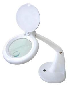 LED Stolná lampa s lupou LED/6,5W/230V biela