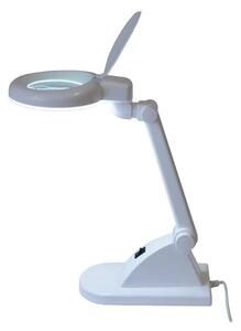 LED Stolná lampa s lupou LED/6W/230V biela