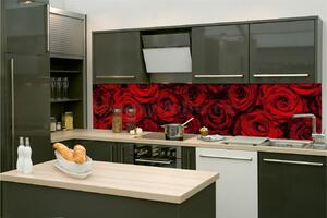 Samolepiace tapety za kuchynskú linku, rozmer 180 cm x 60 cm, kvety ruží, DIMEX KI-180-132