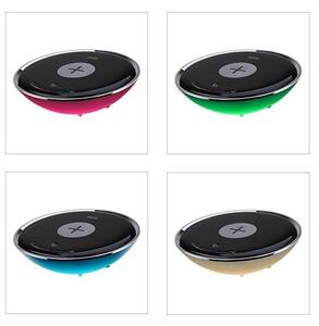 LED RGB Stolná lampa s bezdrôtovým nabíjaním LED/10W/230V